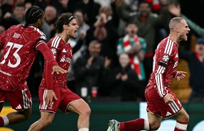 ليفربول يقلب تأخره أمام أتلتيكو ويستهل دوري الأبطال بانتصار 2-1