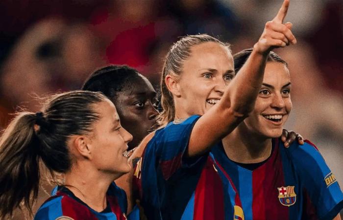 ضمن كلاسيكو السيدات...برشلونة يكتسح ريال مدريد بسباعية تاريخية