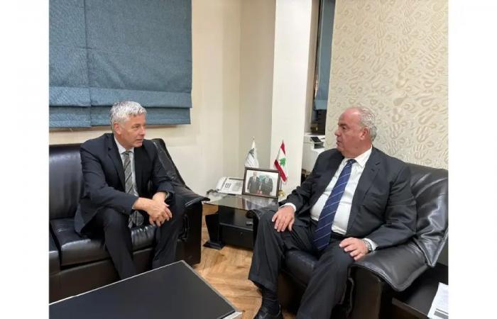 الحاج والسفير الألماني بحثا الأوضاع في لبنان والمنطقة
