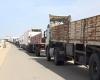 توقف حركة الشاحنات بين مصر والسودان