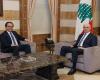 الحجار يبحث مع سفير لبنان في فرنسا أوضاع الجالية